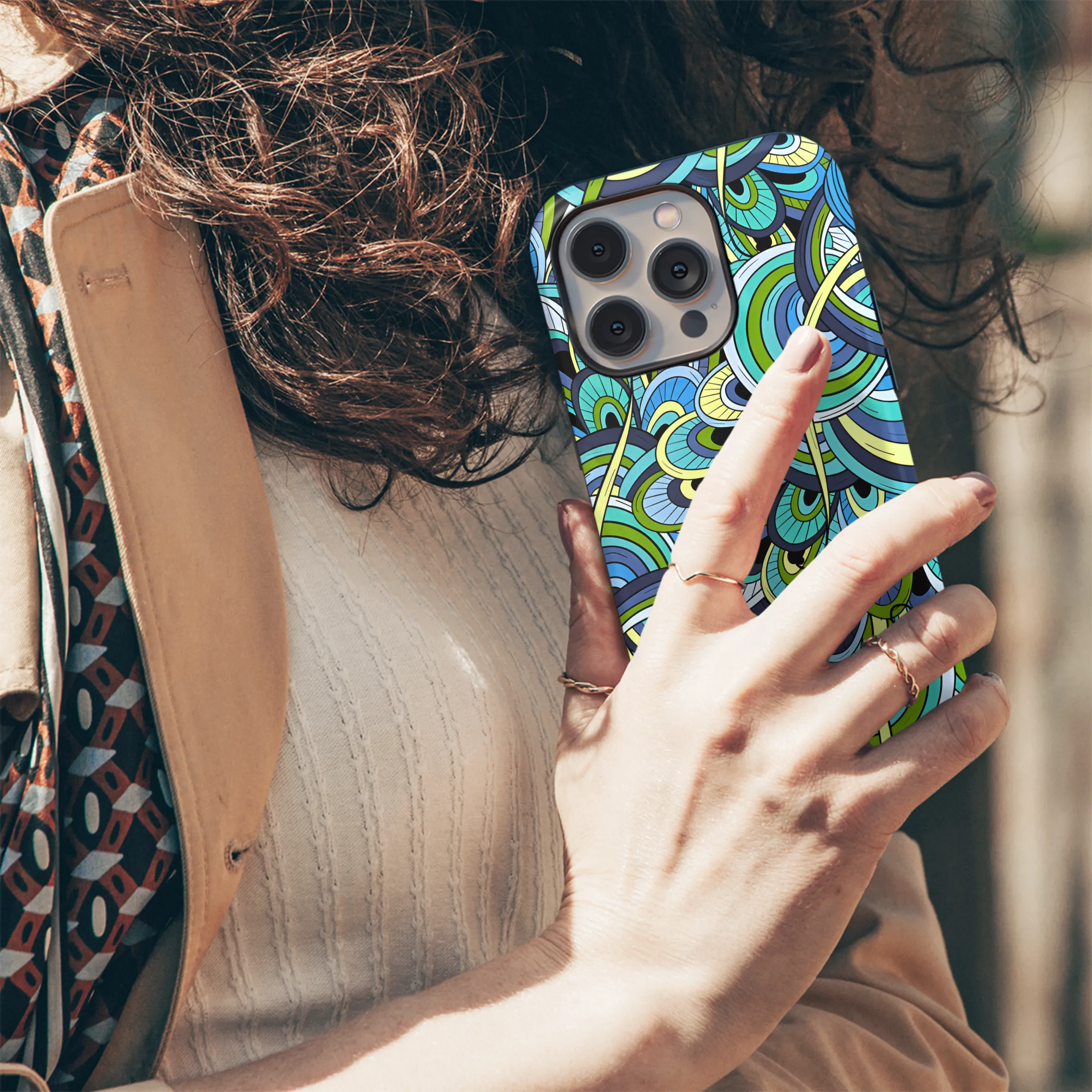 Abstract Ornamental Phone Case iPhone Samsung Cover Pixel 3816