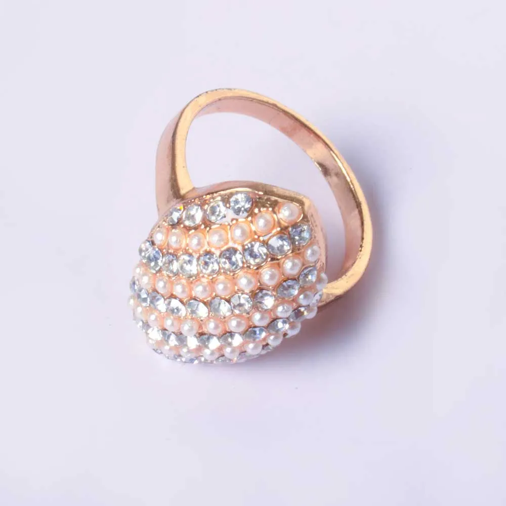 ARM Women's Gemisphere Zirconia Studded Ring