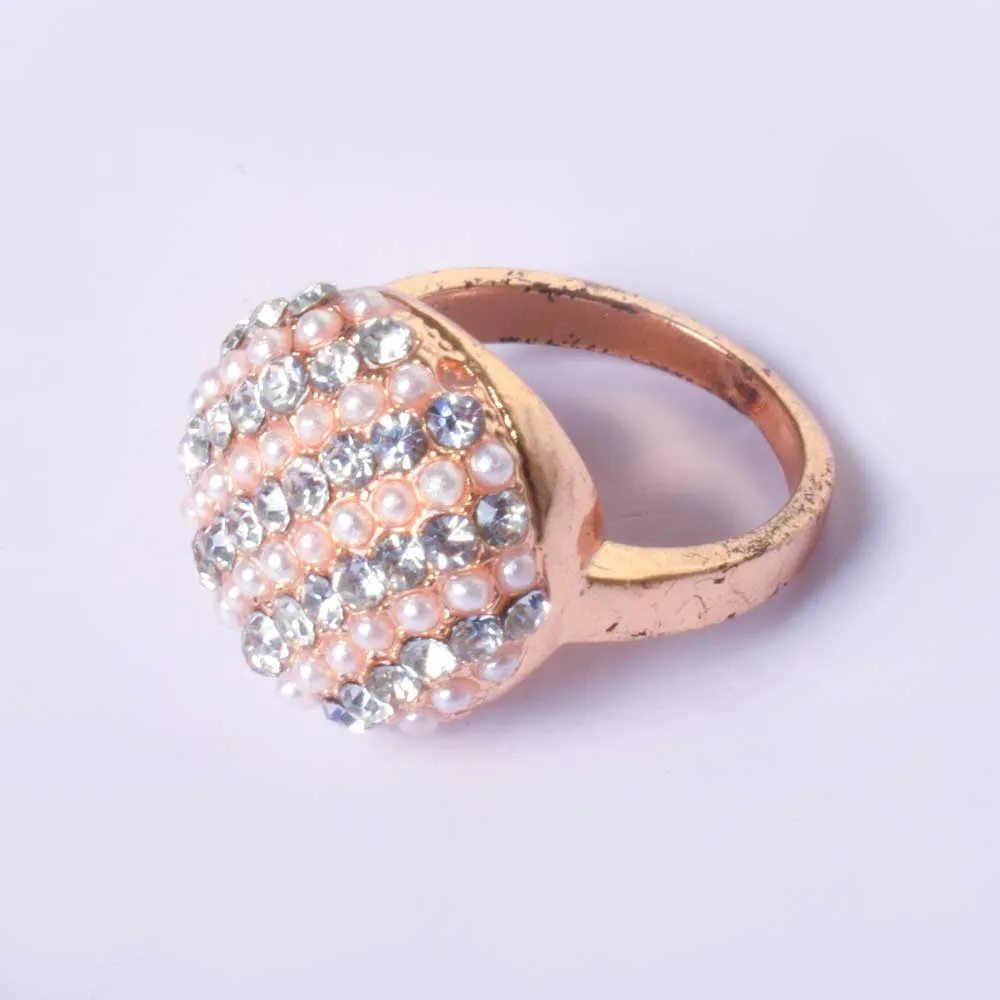 ARM Women's Gemisphere Zirconia Studded Ring