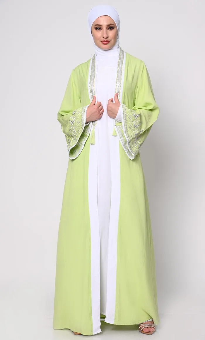 Beautiful women's 2pc Embroidered Shrug And Inner Set