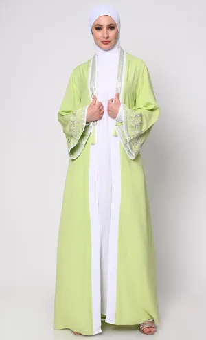 Beautiful women's 2pc Embroidered Shrug And Inner Set
