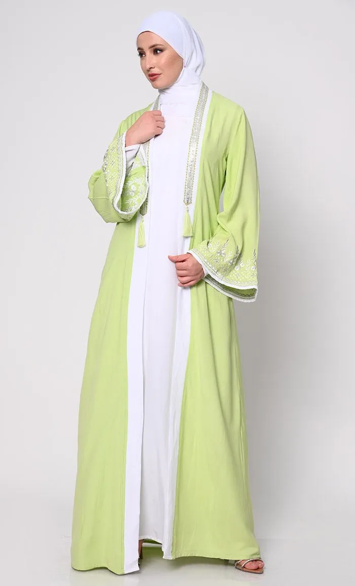 Beautiful women's 2pc Embroidered Shrug And Inner Set