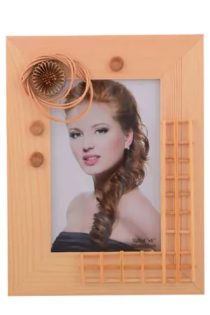 Beige Wooden Frame
