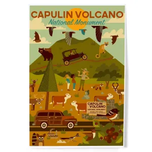 Capulin Volcano National Monument, New Mexico, Geometric, Art & Giclee Prints