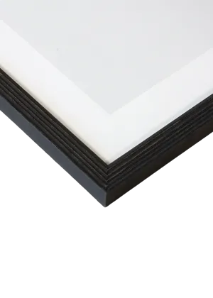 Country Black Wood Frame