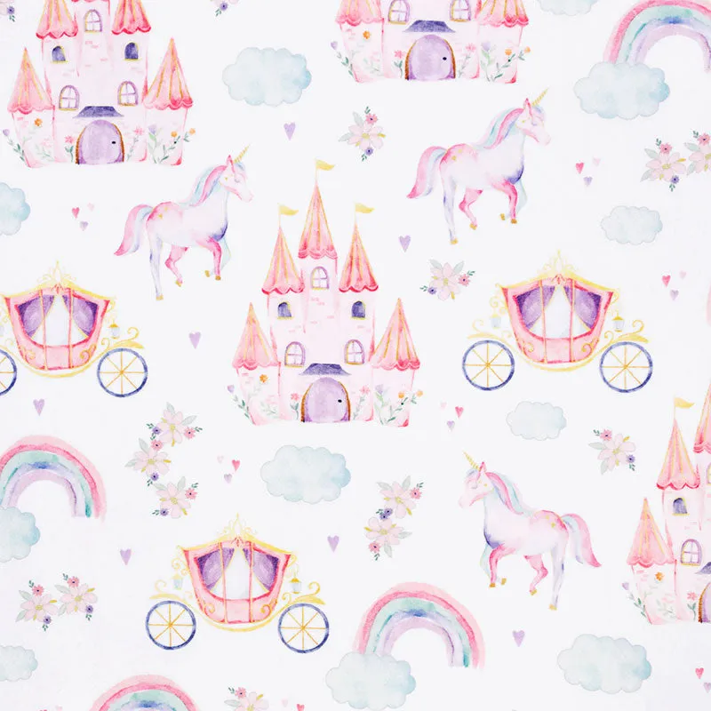 Cuddle® Prints - Fairy Tale Blush Digitally Printed Minky Yardage