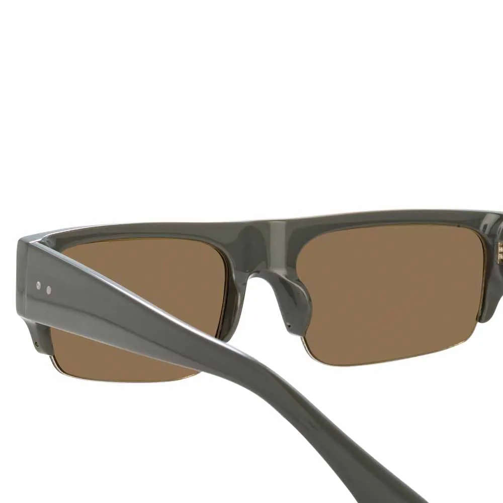 Dries Van Noten 190 C2 Rectangular Sunglasses