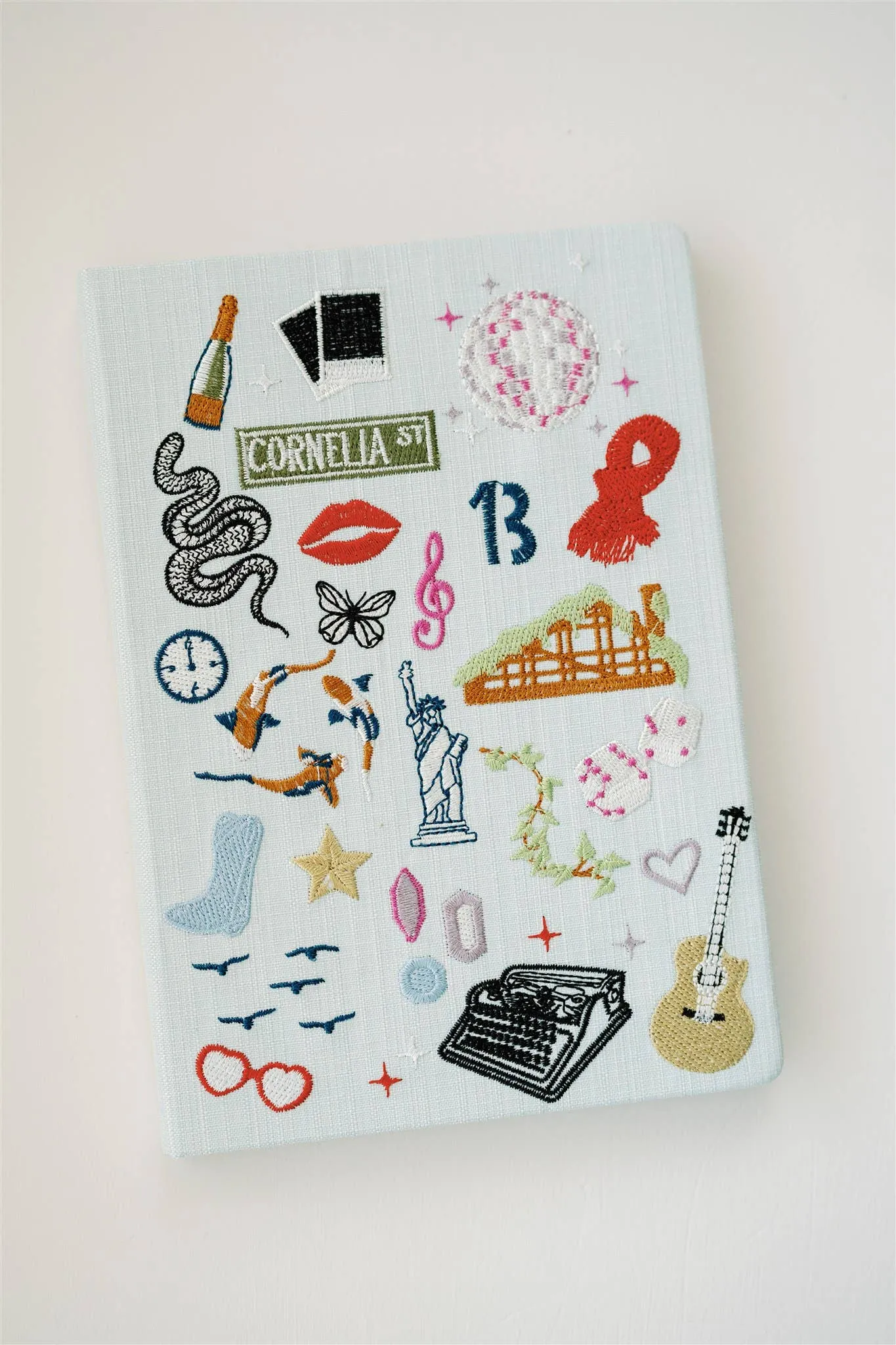 Embroidered Taylor Swift Hardcover Notebook