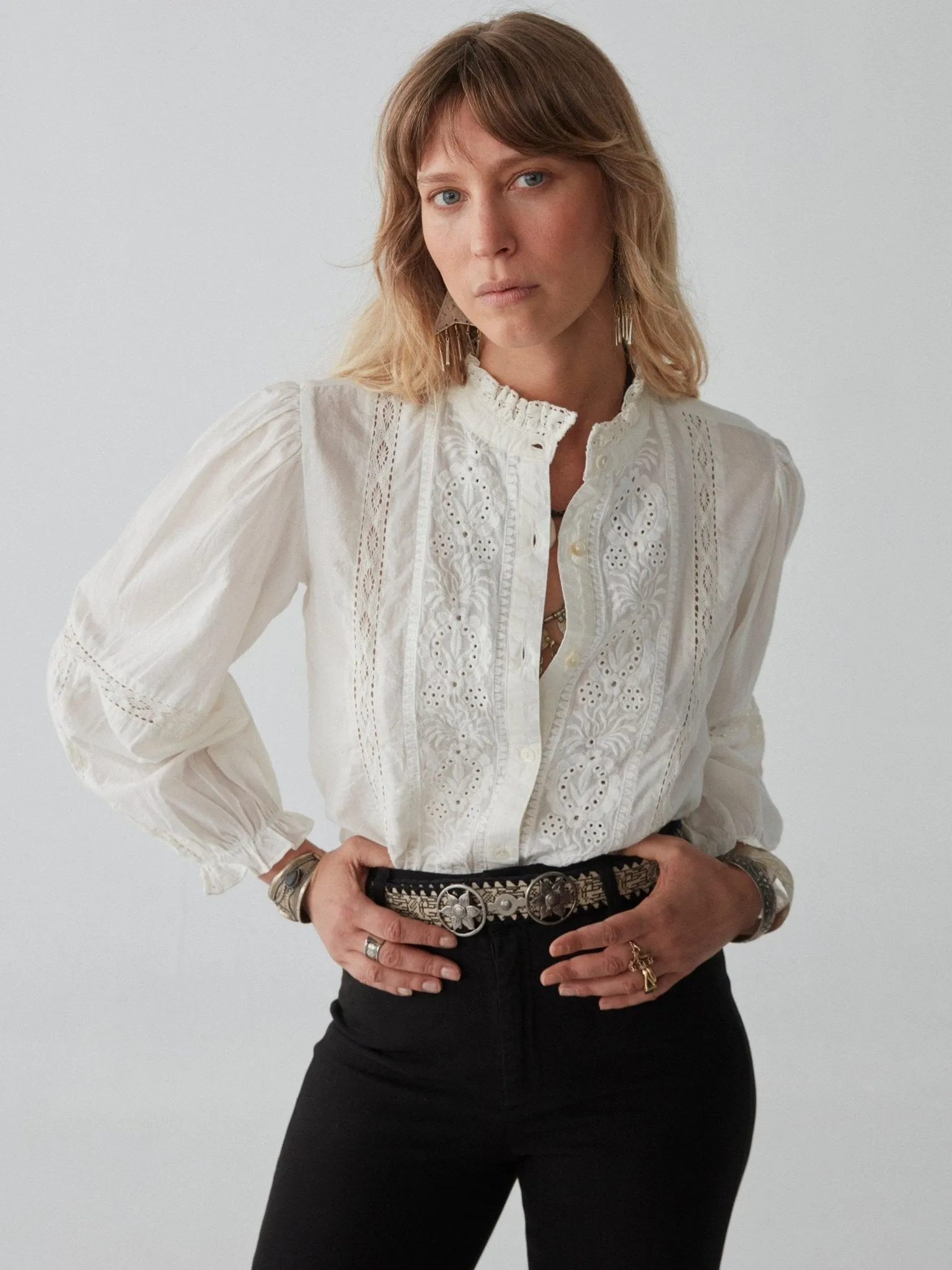 Emmanuelle Blouse - Panna Cotta