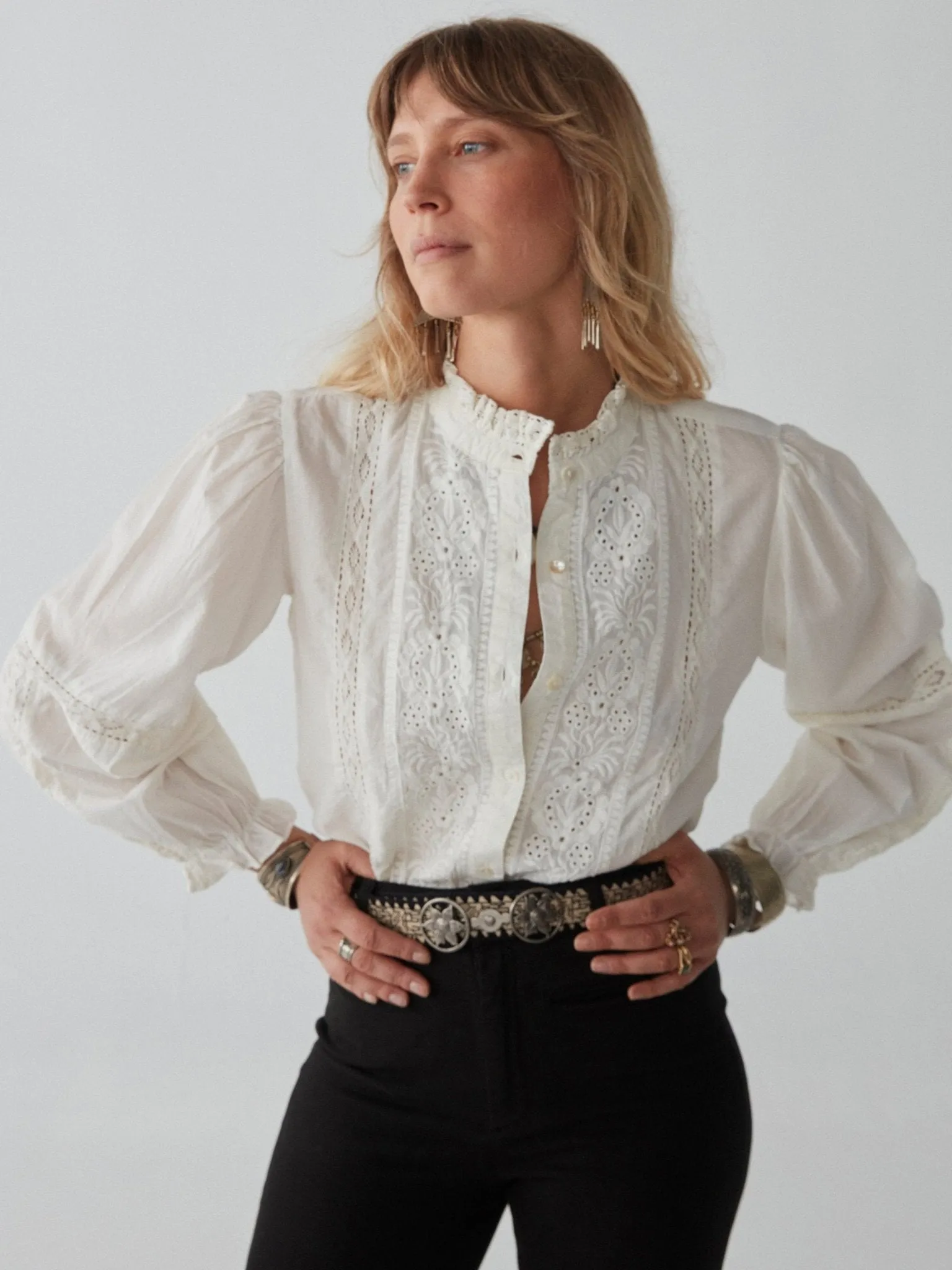 Emmanuelle Blouse - Panna Cotta