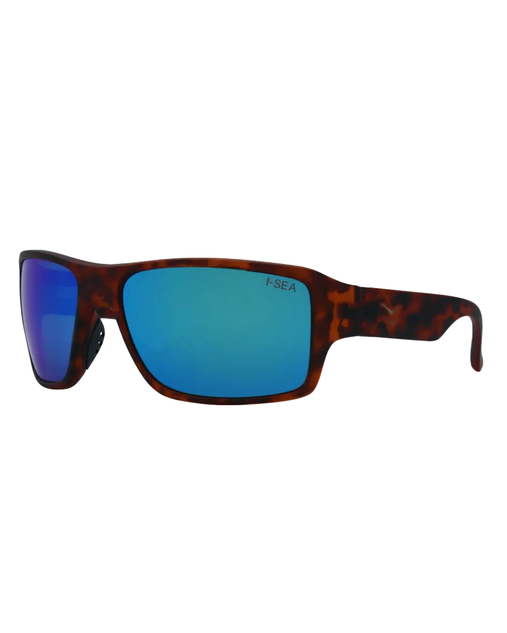 Freebird Polarised Sunglasses in Tortoise Rubber & Green