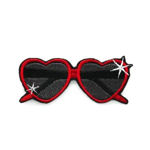 Heart-Shaped Sunglasses Patch