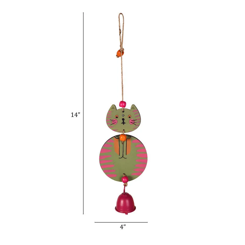 Hello Kitty Windchime - Green