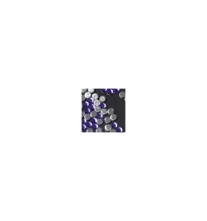 Magnetic Rhinestone Purple M 100 pcs