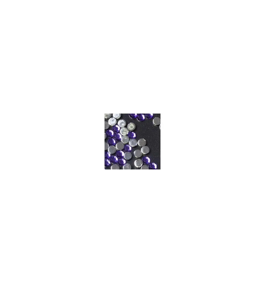 Magnetic Rhinestone Purple M 100 pcs