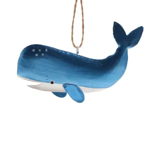 Metallic Whale Decoration