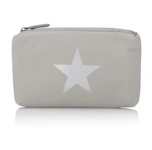 Mini Zipper Pack in Earth Gray with Silver Star
