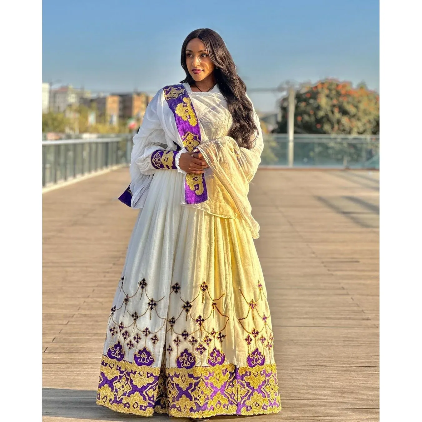 Modern Habesha Dress Handwoven Habesha Kemis Beautiful Habesha Libs Eritrean Dress