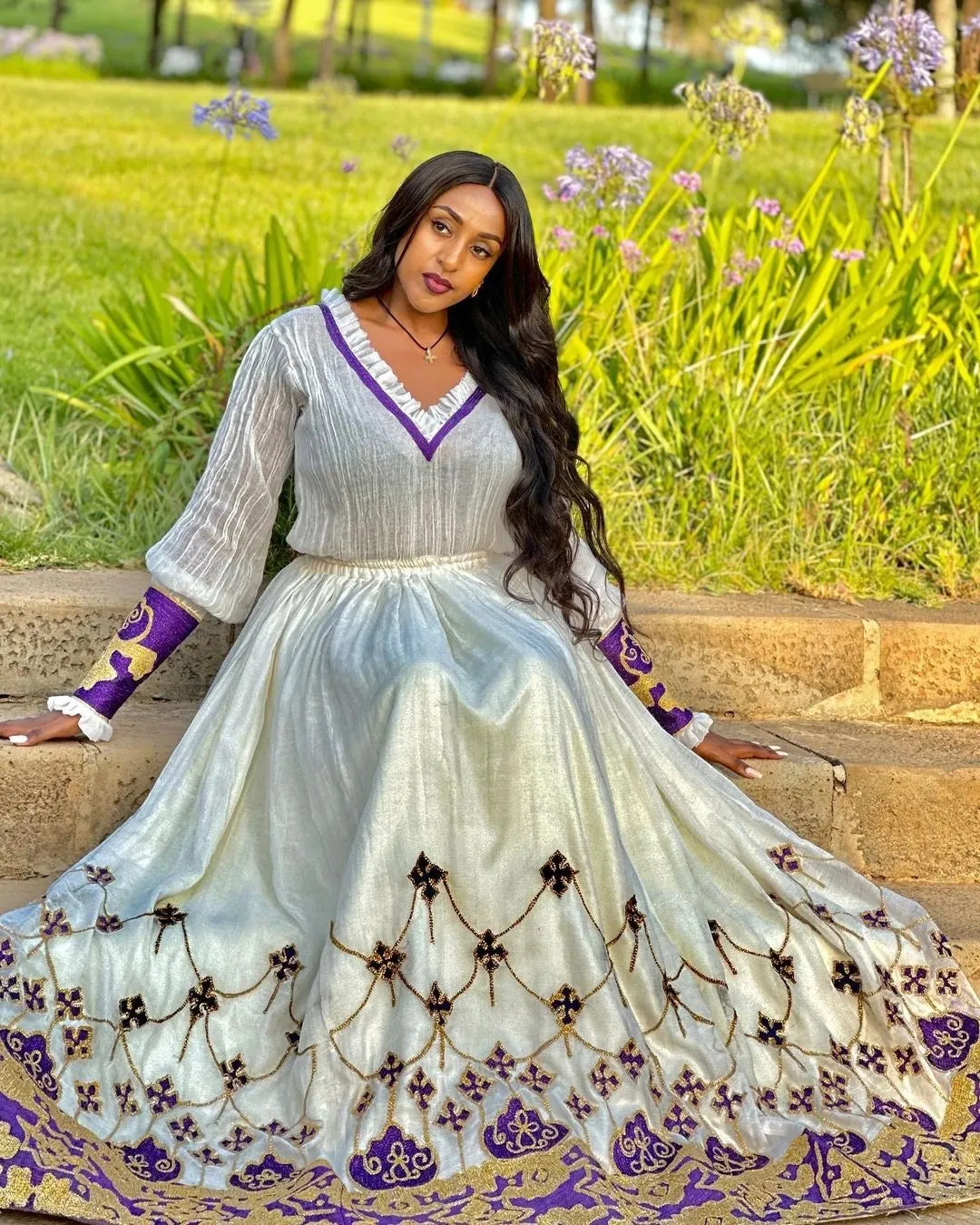 Modern Habesha Dress Handwoven Habesha Kemis Beautiful Habesha Libs Eritrean Dress
