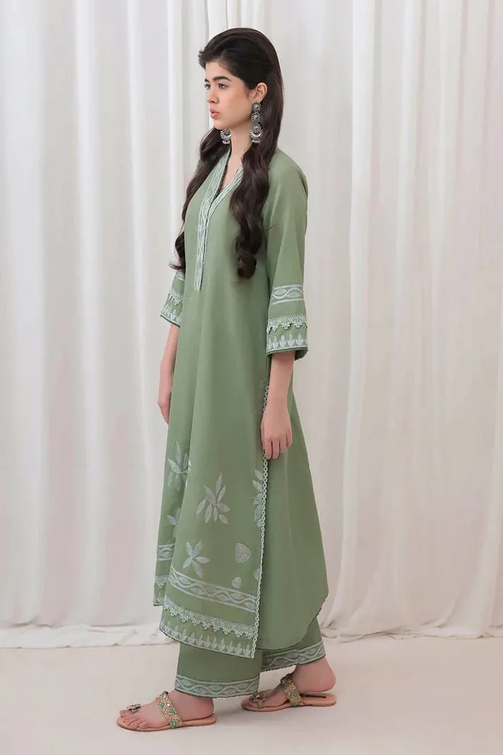 Mushq | Wisteria Winter Basic Pret '24 | Alpine Aura