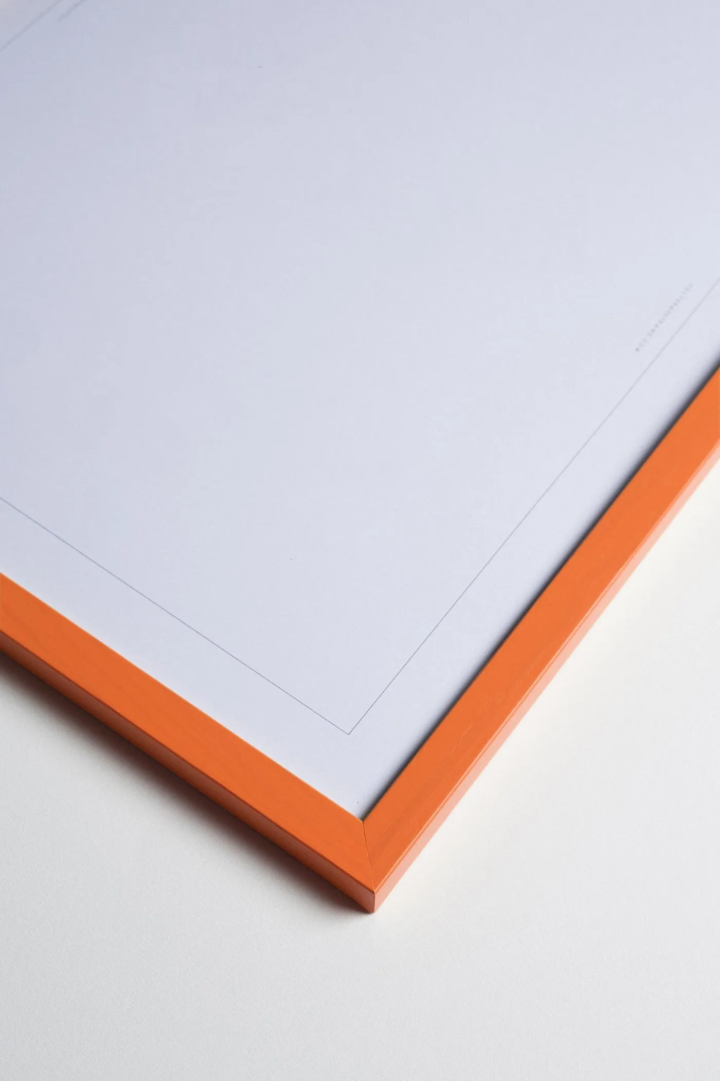 Orange Wood Frame