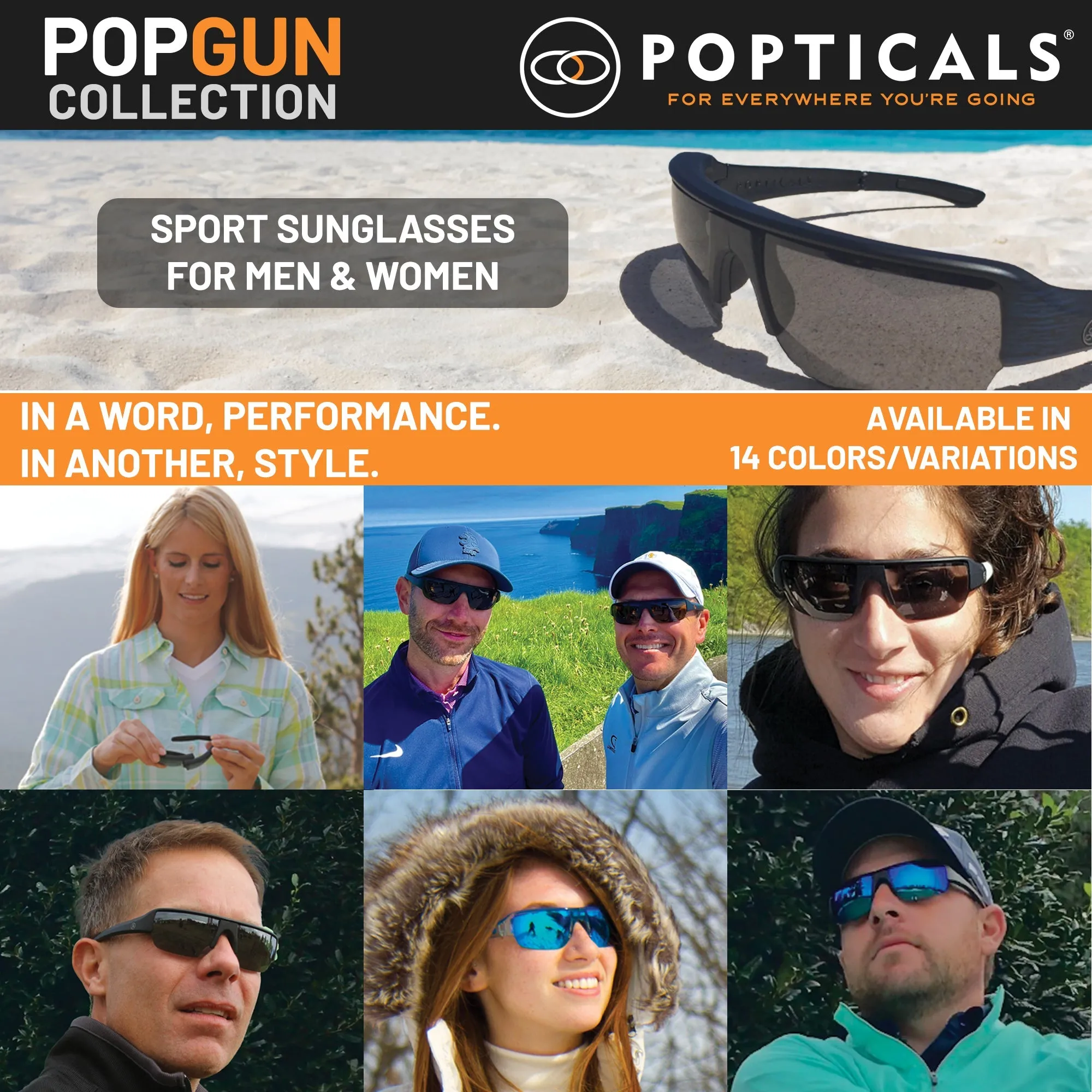 POPGUN | Non-Polarized, Matte Black, Gray Lens