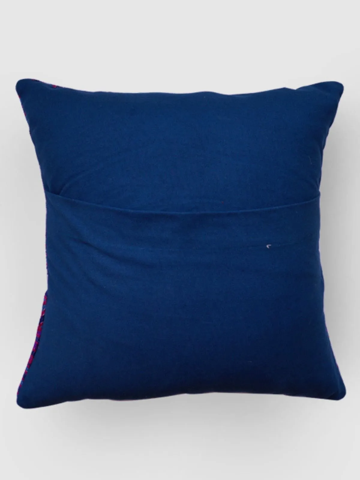 Poppies Chainstitch Embroidered Cushion Cover