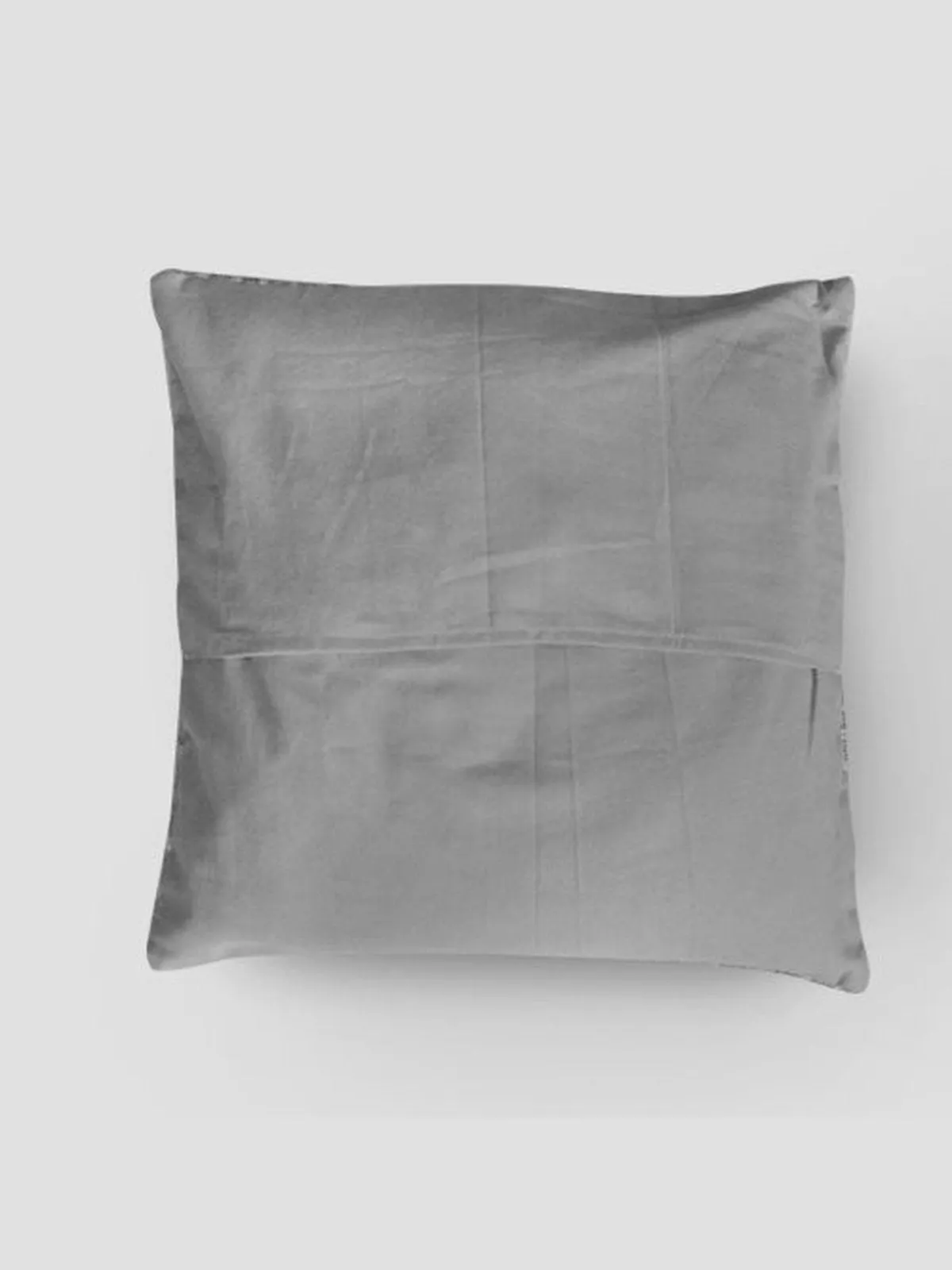 Poppies Chainstitch Embroidered Cushion Cover