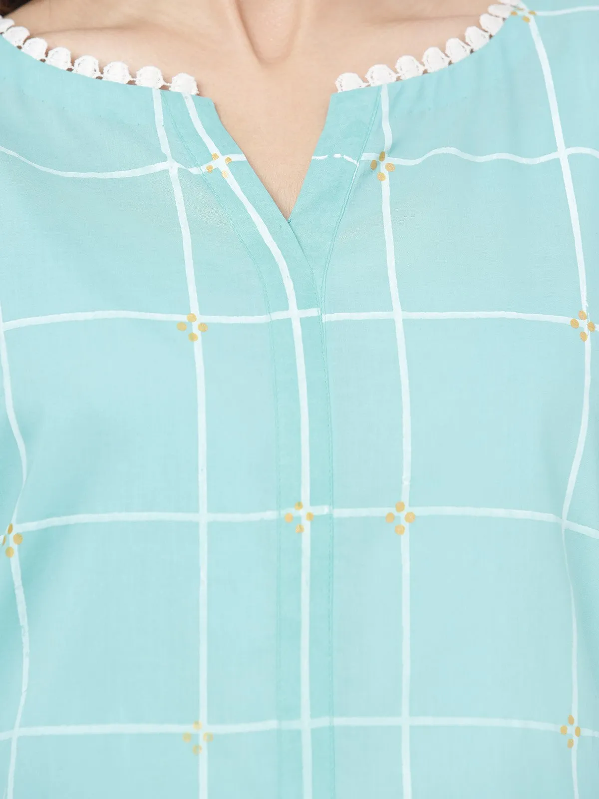 Pret 1Pc Printed Cambric Shirt - EWTKP22-68377S