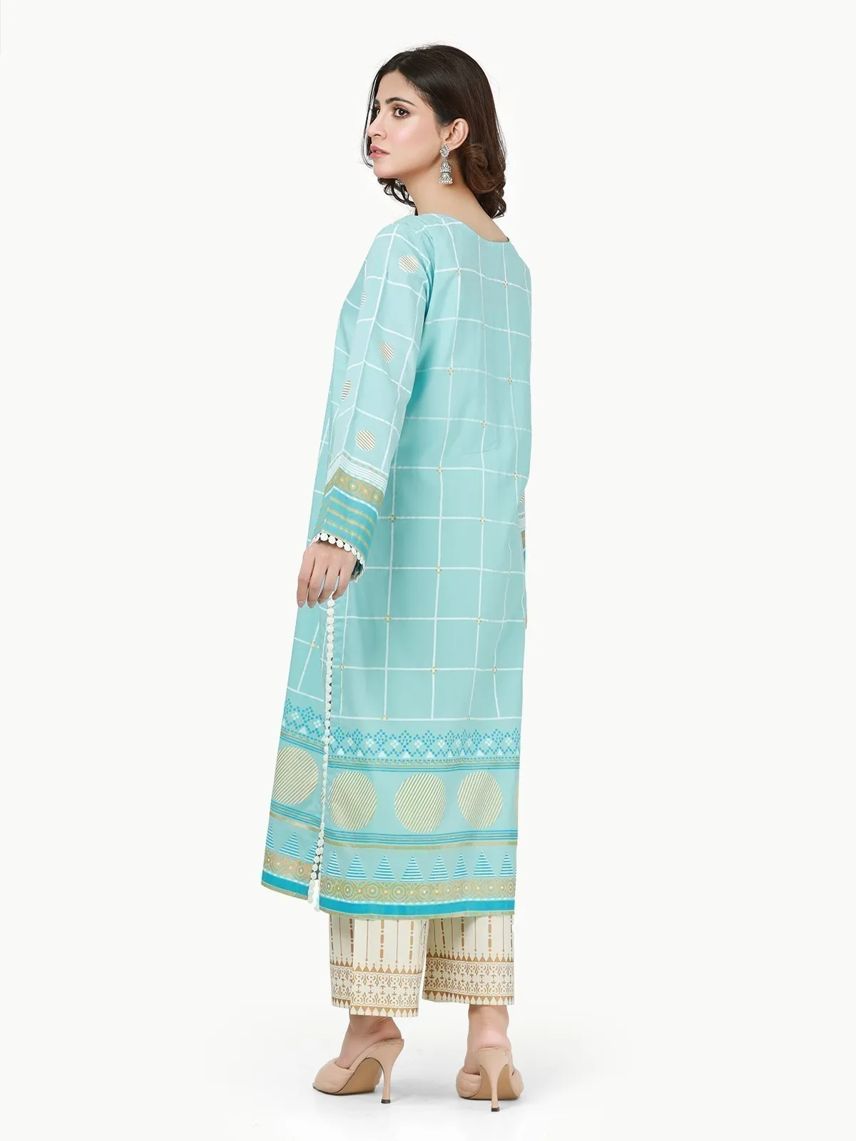 Pret 1Pc Printed Cambric Shirt - EWTKP22-68377S