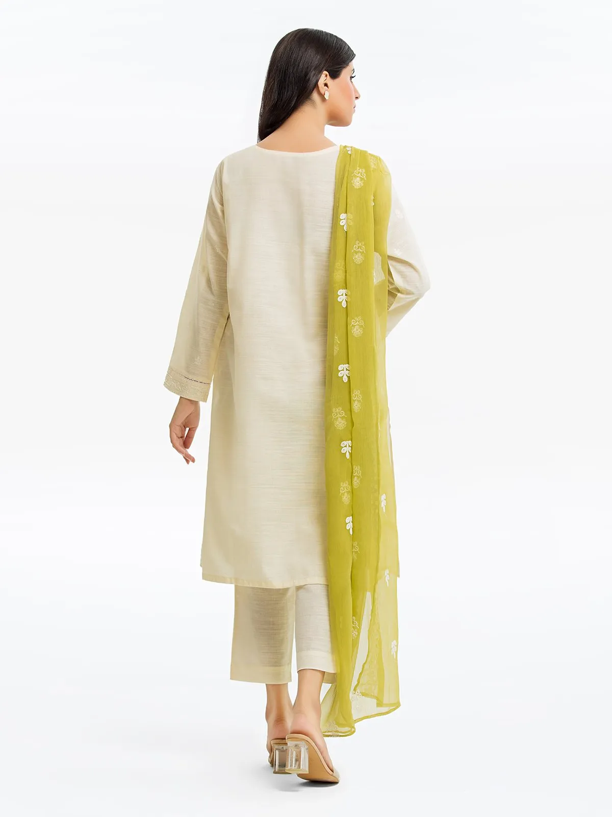 Pret 2Pc Embroidered Khaddar Shirt Trouser - EWTKE23-68795ST