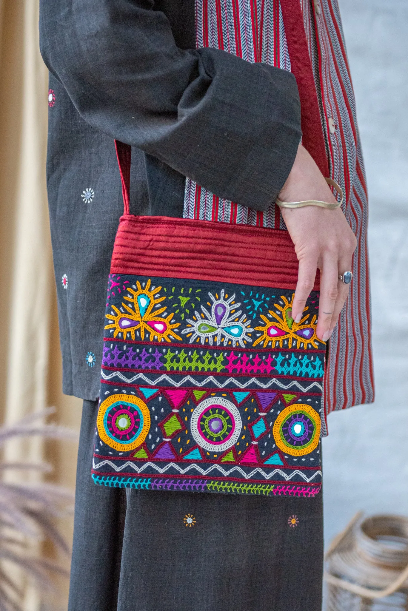 Radari Embroidered Bag