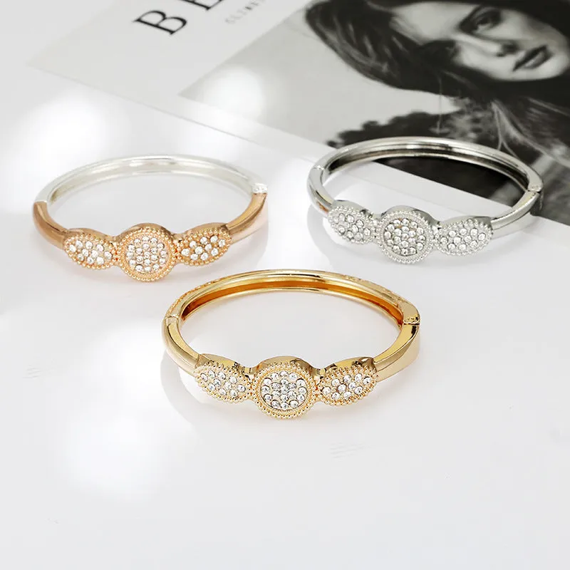 Rose Gold Vienna Verve Metal Bracelet with Studs