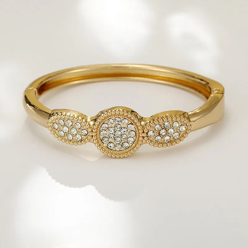 Rose Gold Vienna Verve Metal Bracelet with Studs