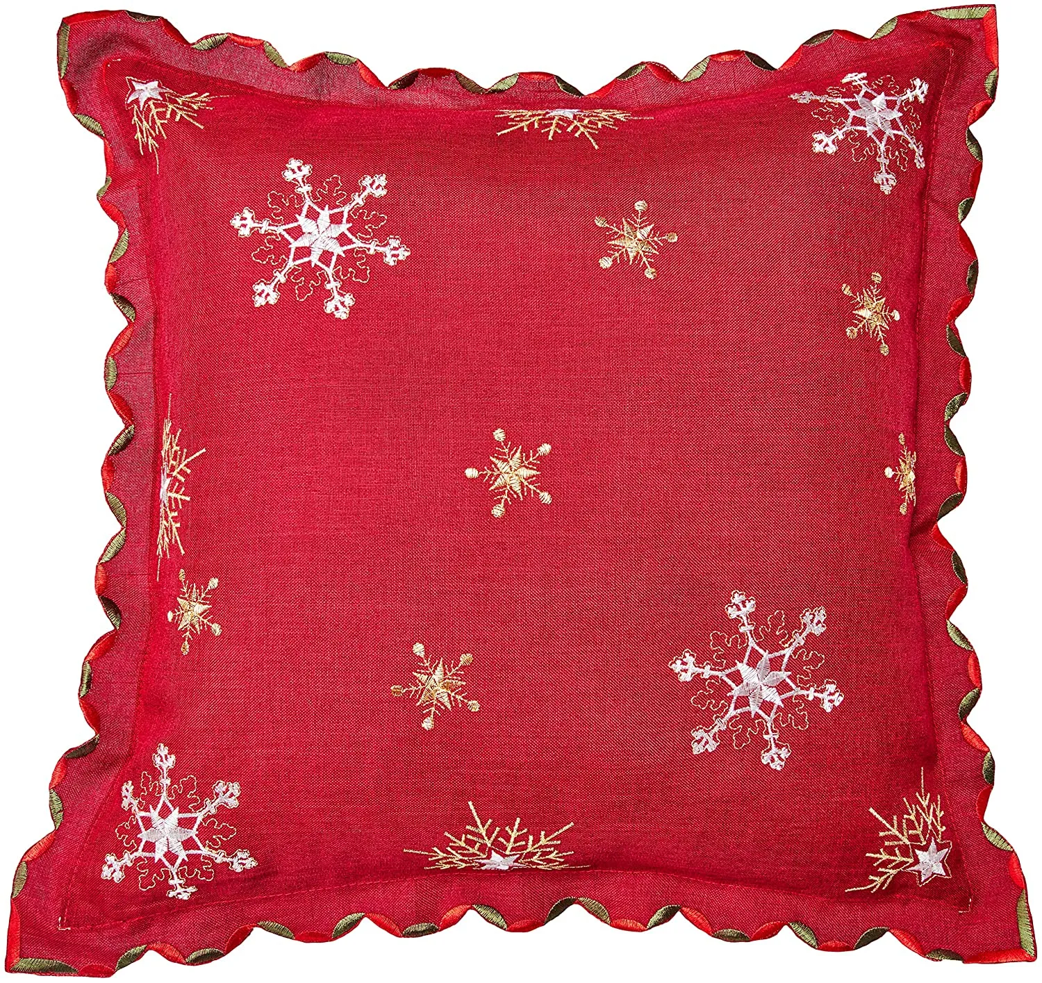 Seasonal Xmas Christmas Holiday Essenial Pattern Decorative Accent Throw Pillow