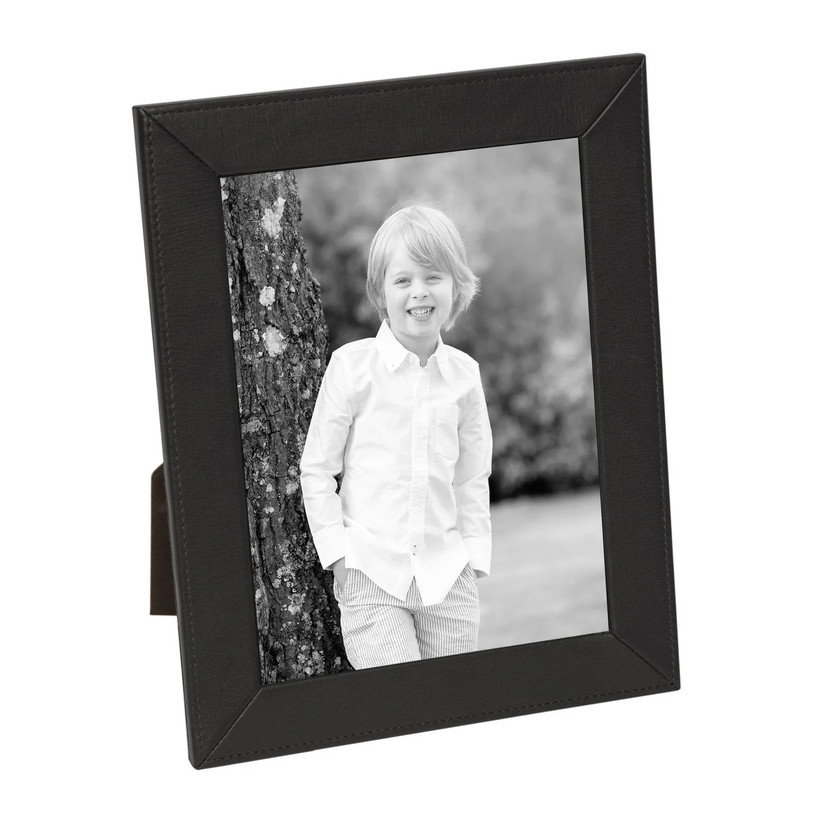 Slim Classic Leather Photo Frame