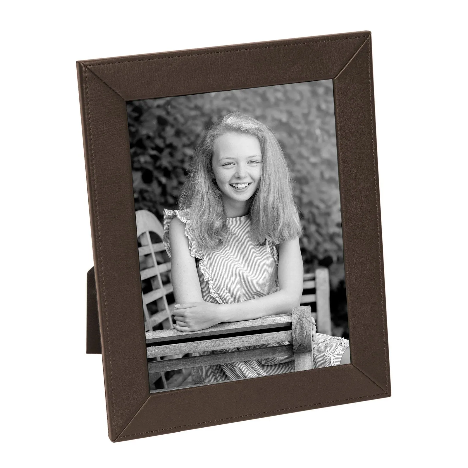 Slim Classic Leather Photo Frame