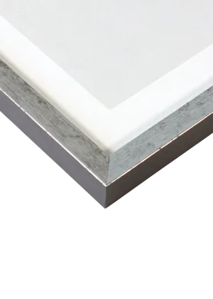 Stone Silver Wood Frame