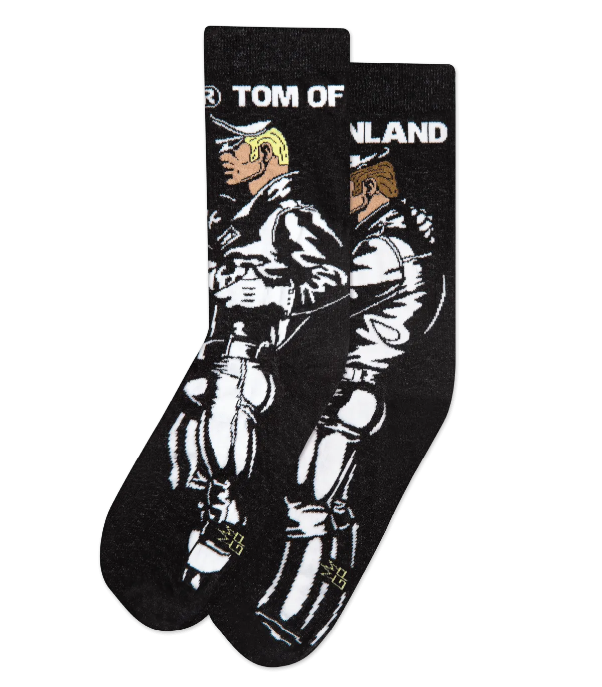 TOM OF FINLAND LEATHER DUO SOCKS